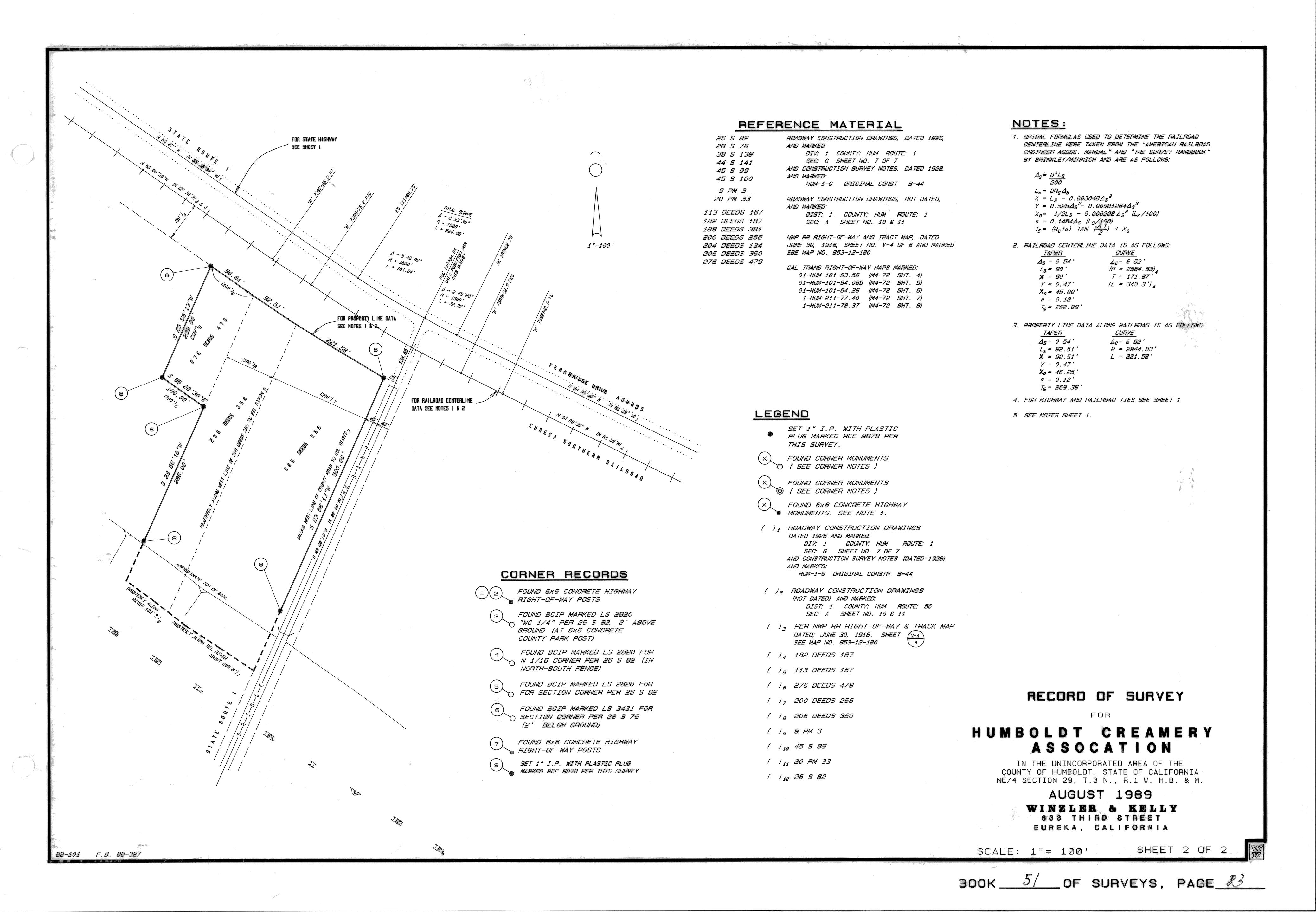 Book 51 Page 83 of Map Type RS