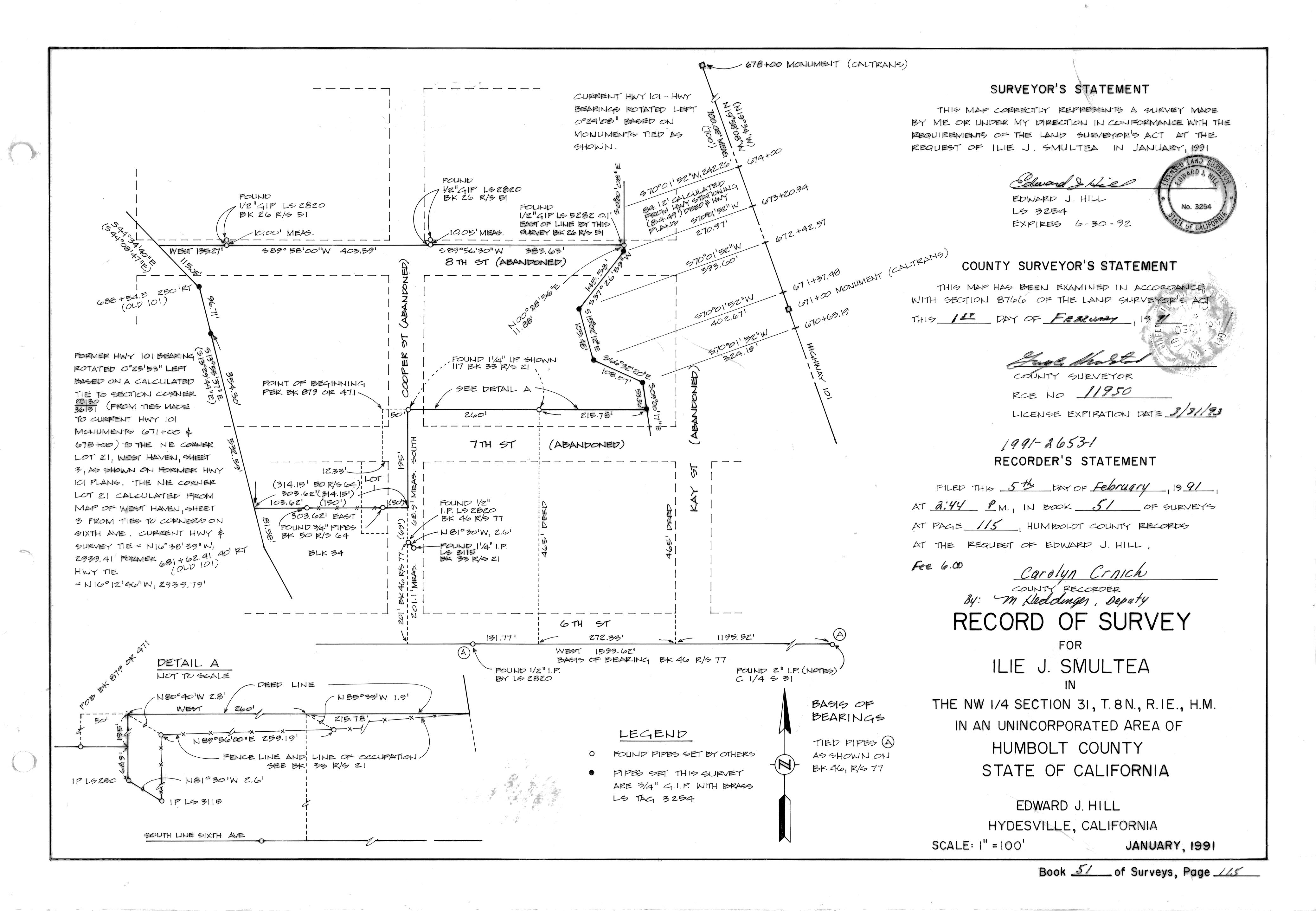 Book 51 Page 115 of Map Type RS