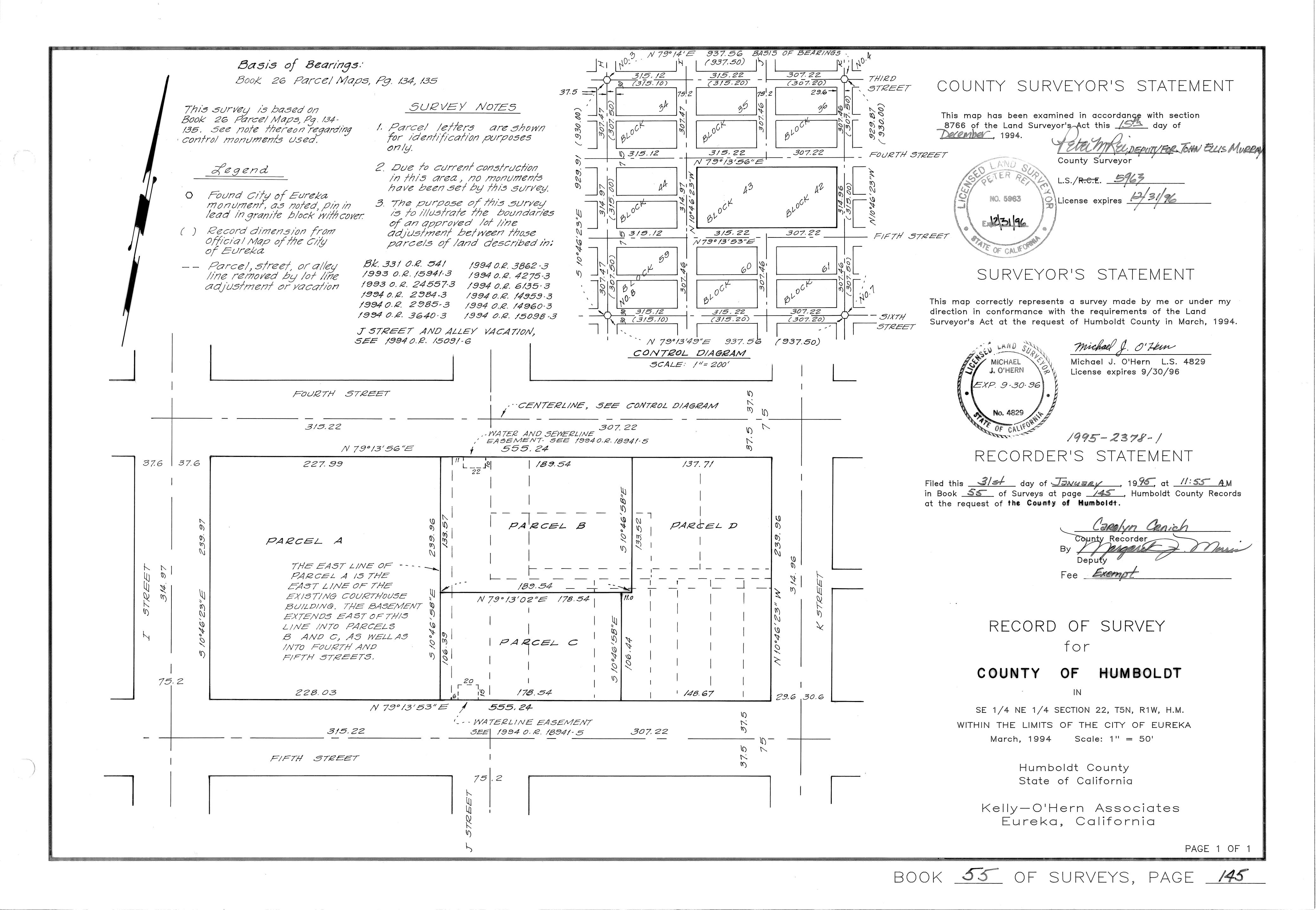 Book 55 Page 145 of Map Type RS