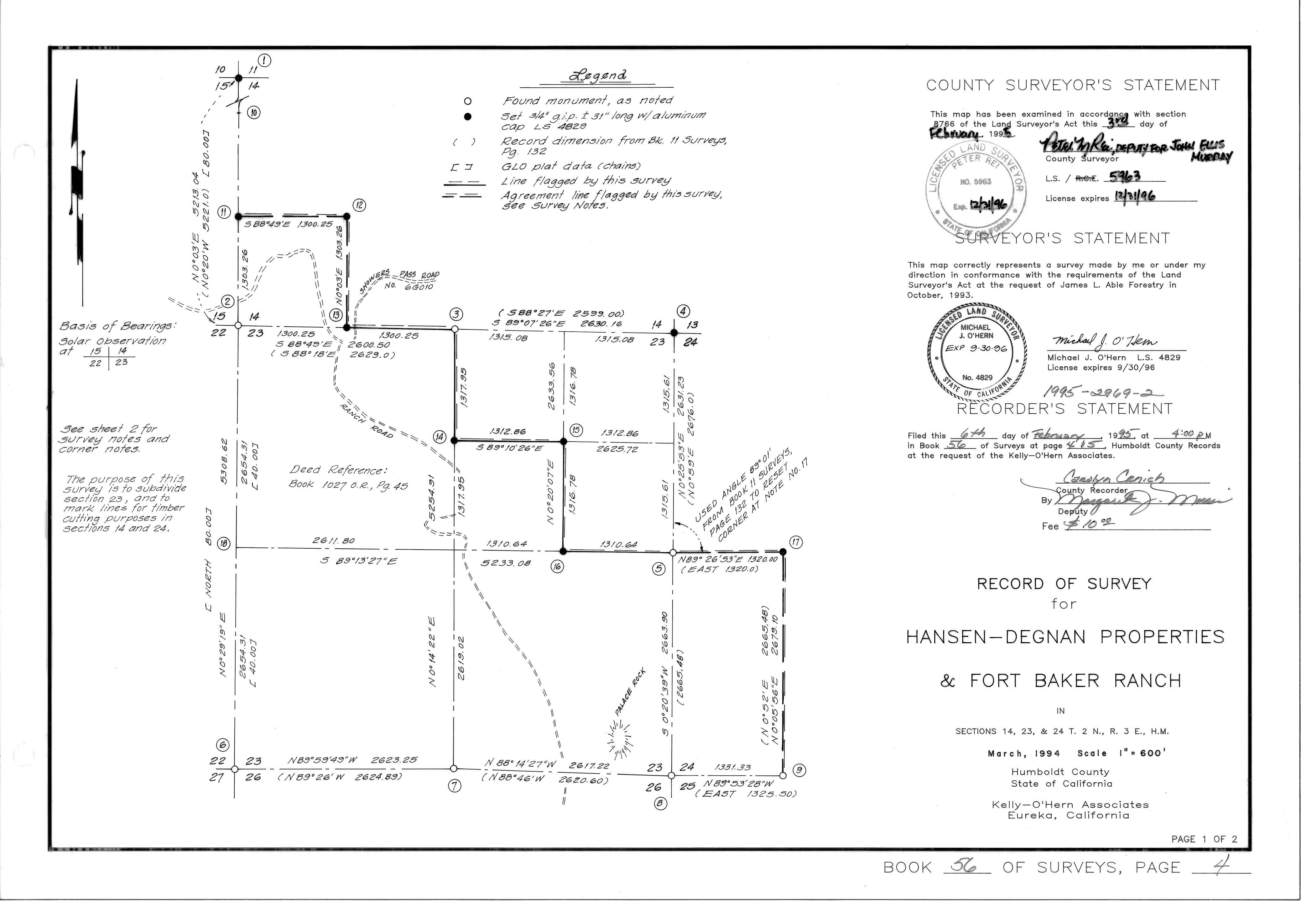 Book 56 Page 4 of Map Type RS