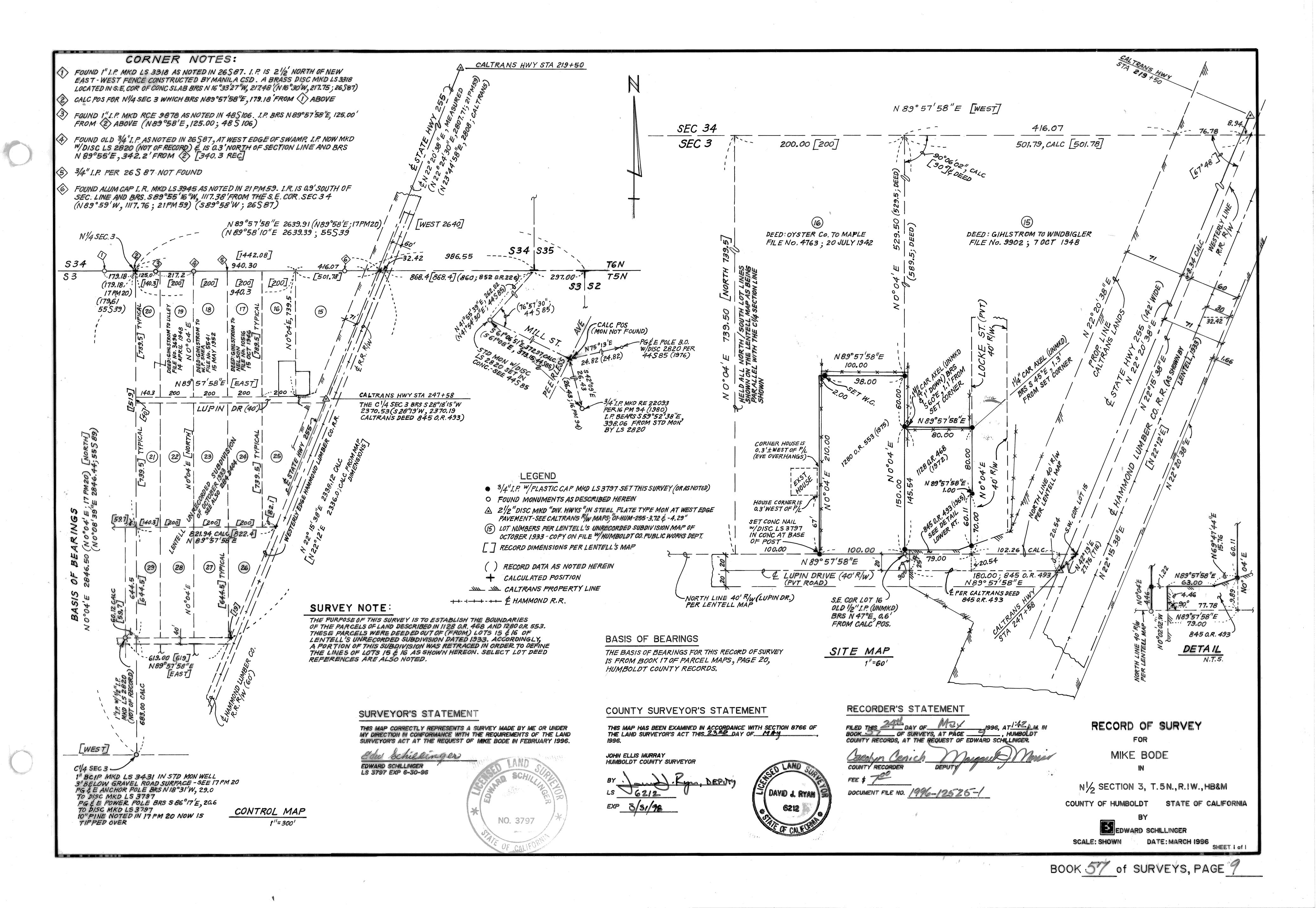 Book 57 Page 9 of Map Type RS