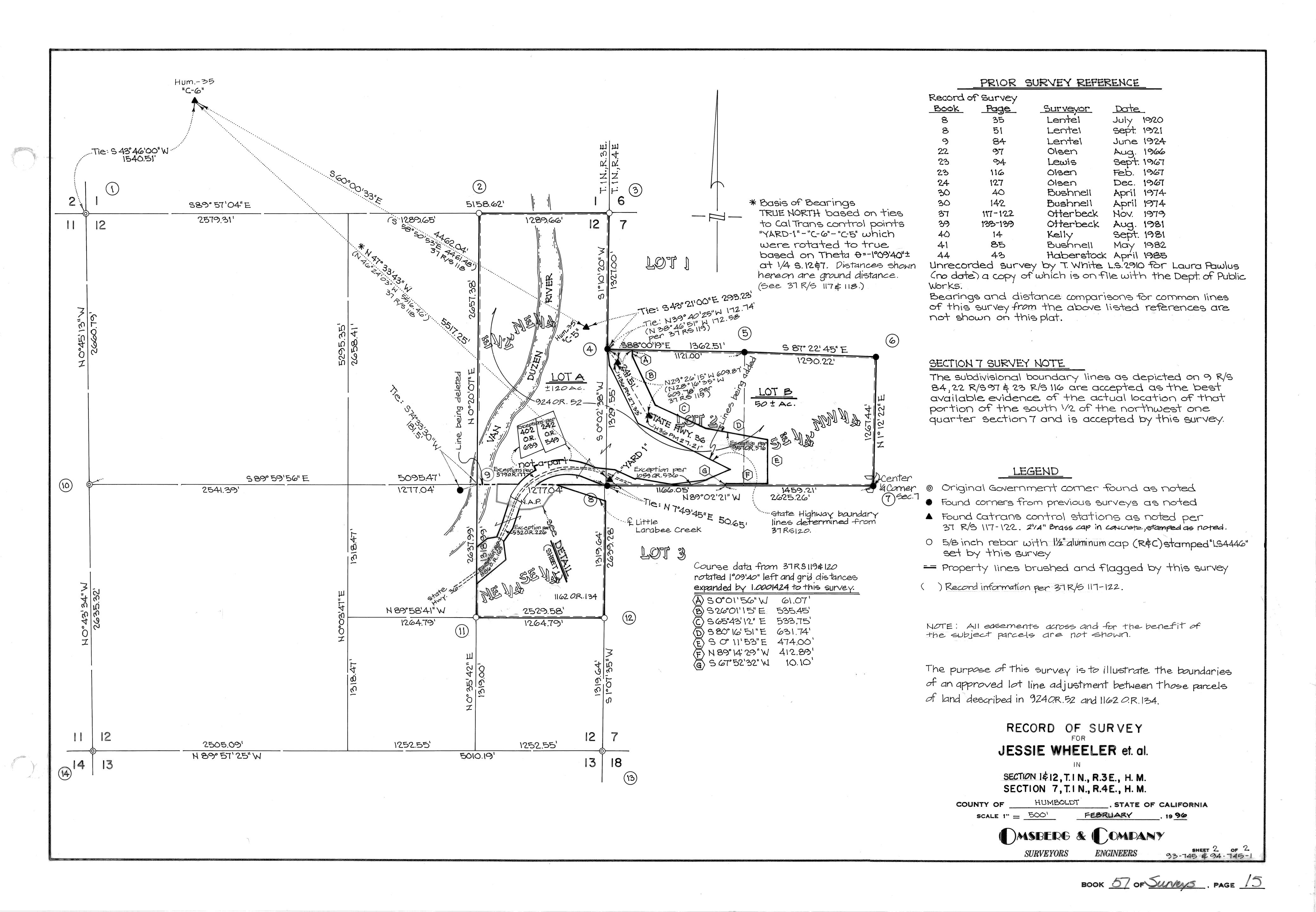 Book 57 Page 15 of Map Type RS