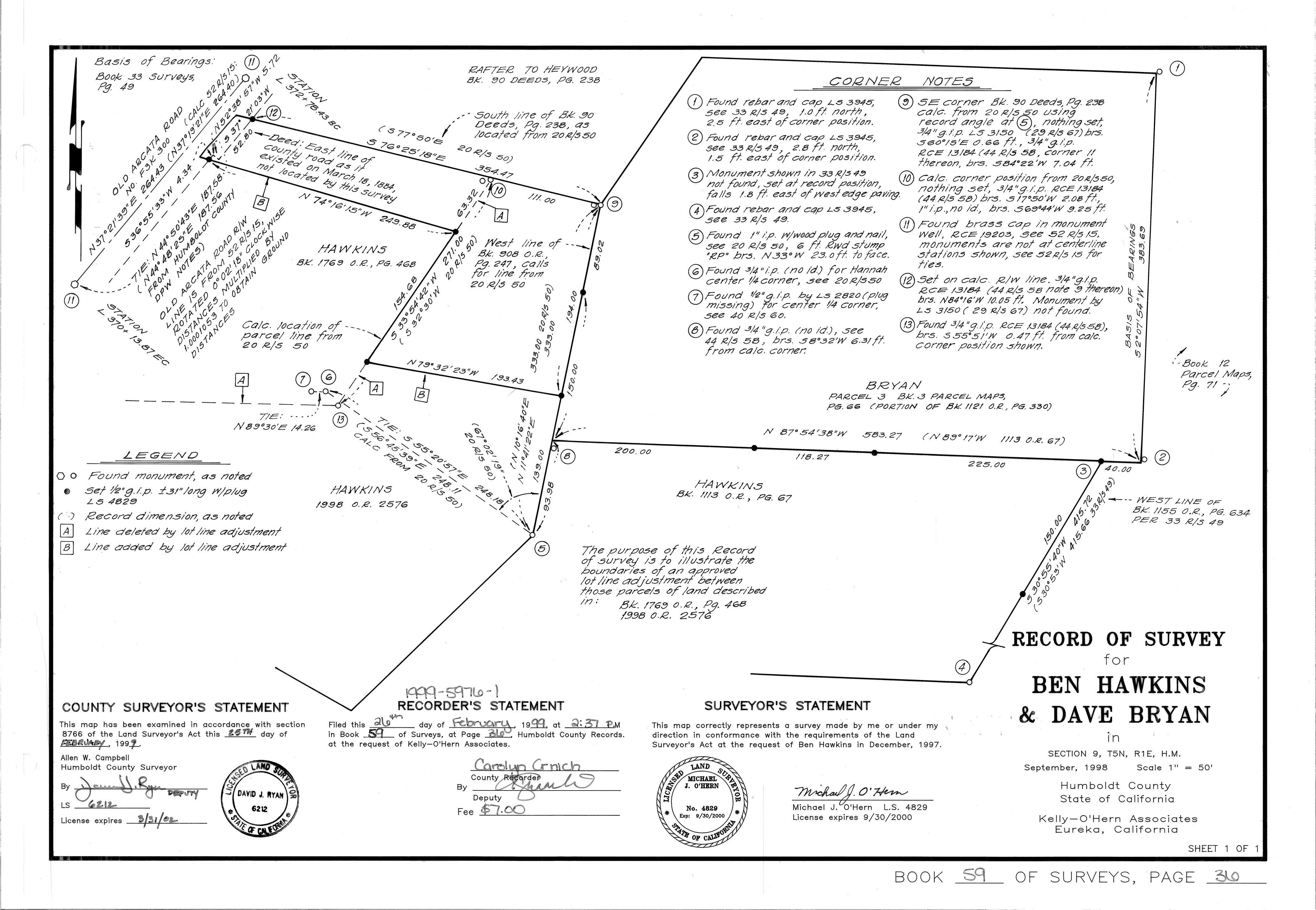 Book 59 Page 36 of Map Type RS