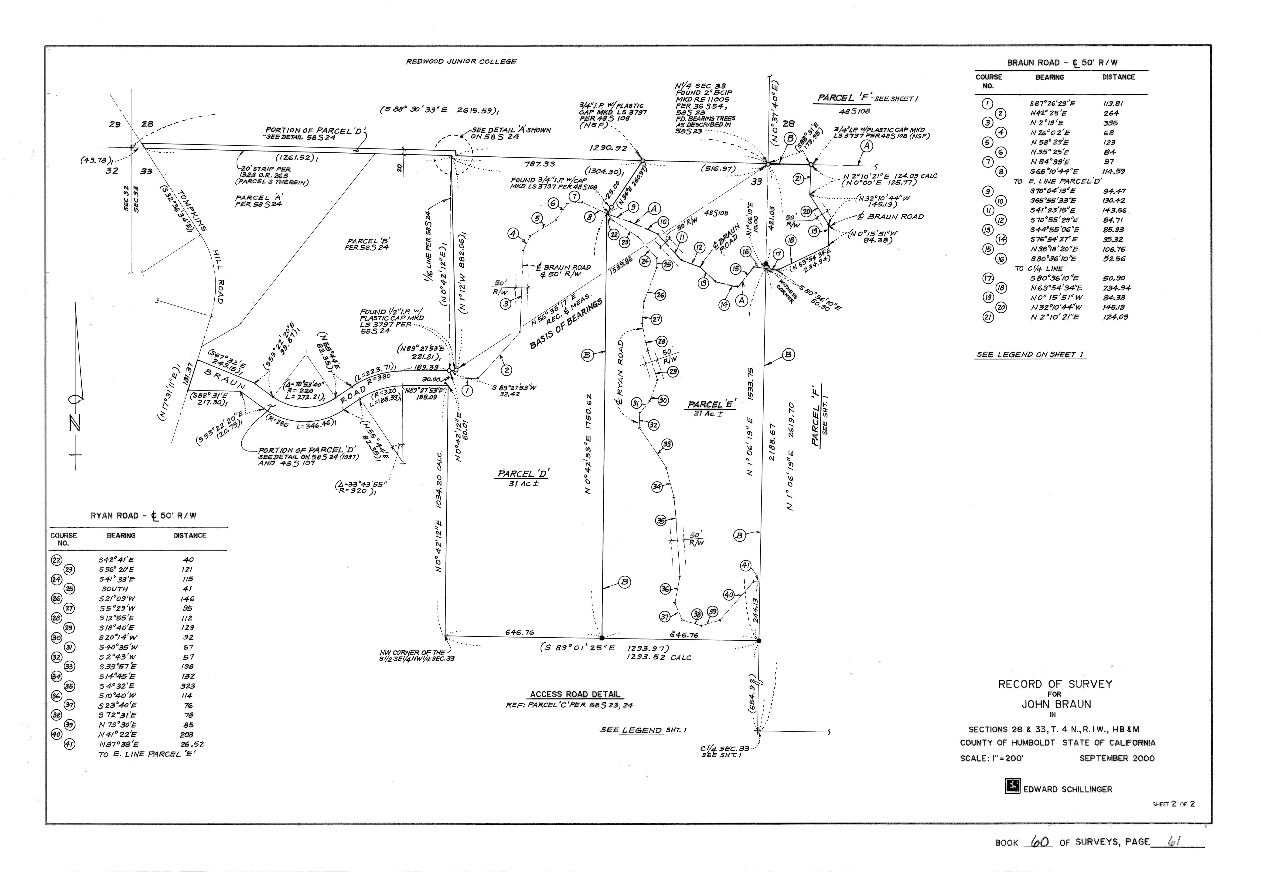 Book 60 Page 61 of Map Type RS