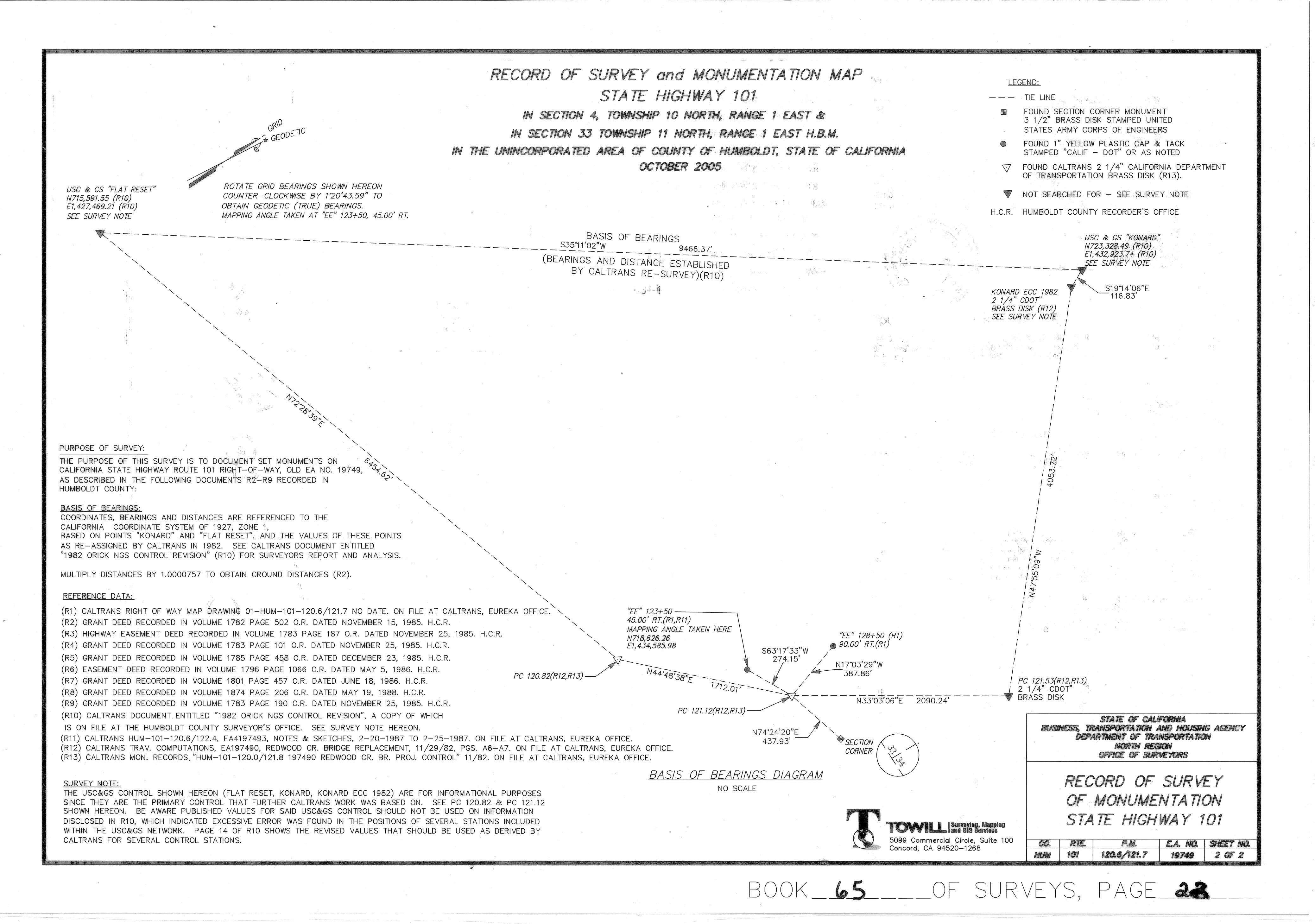 Book 65 Page 22 of Map Type RS