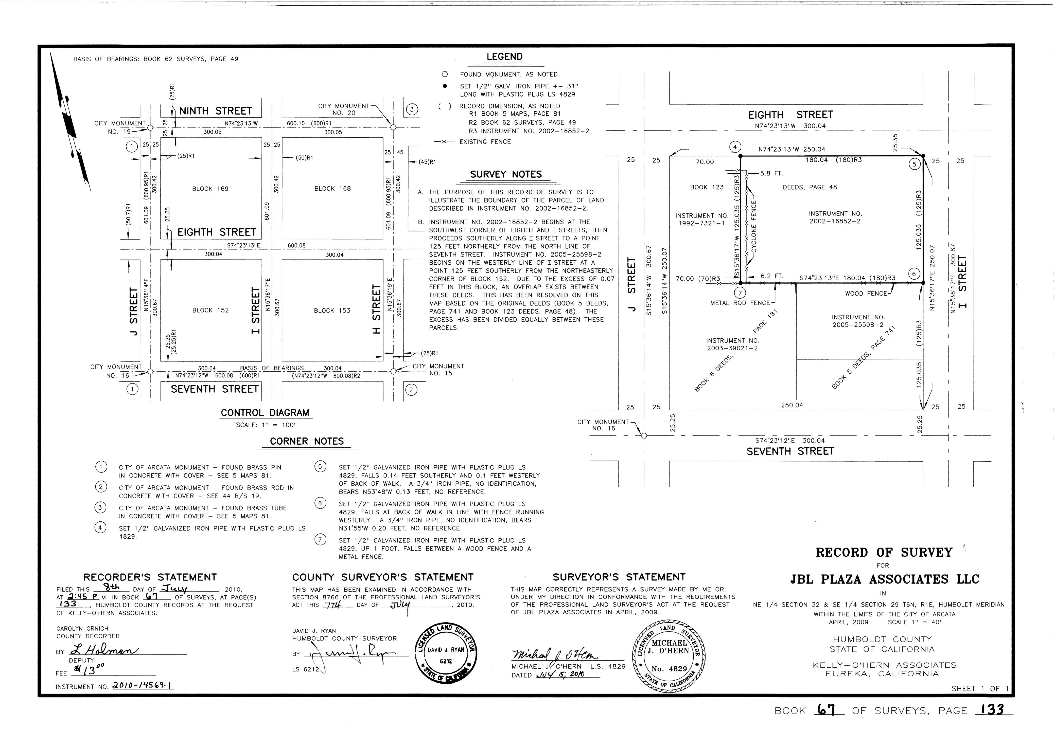 Book 67 Page 133 of Map Type RS