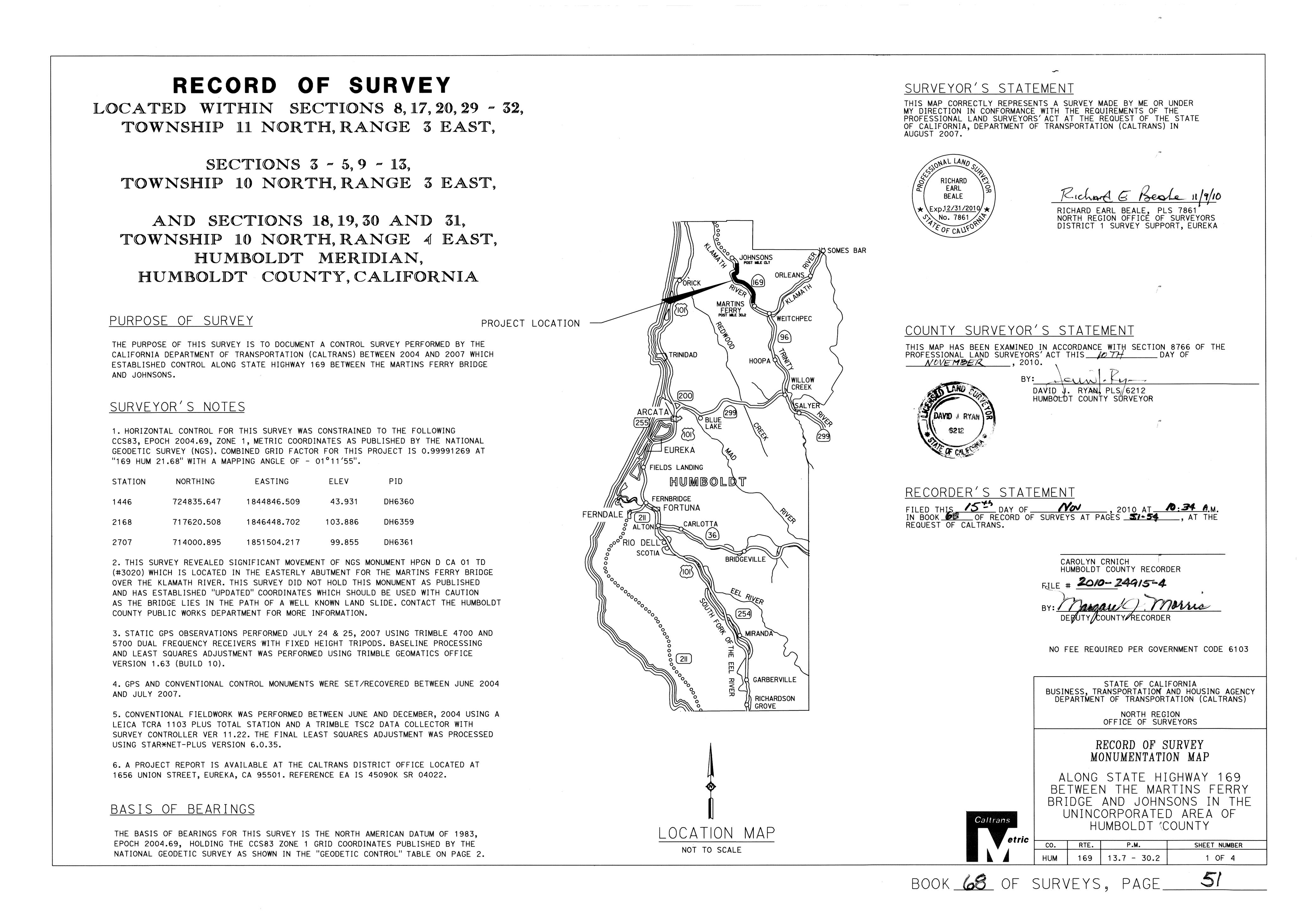 Book 68 Page 51 of Map Type RS