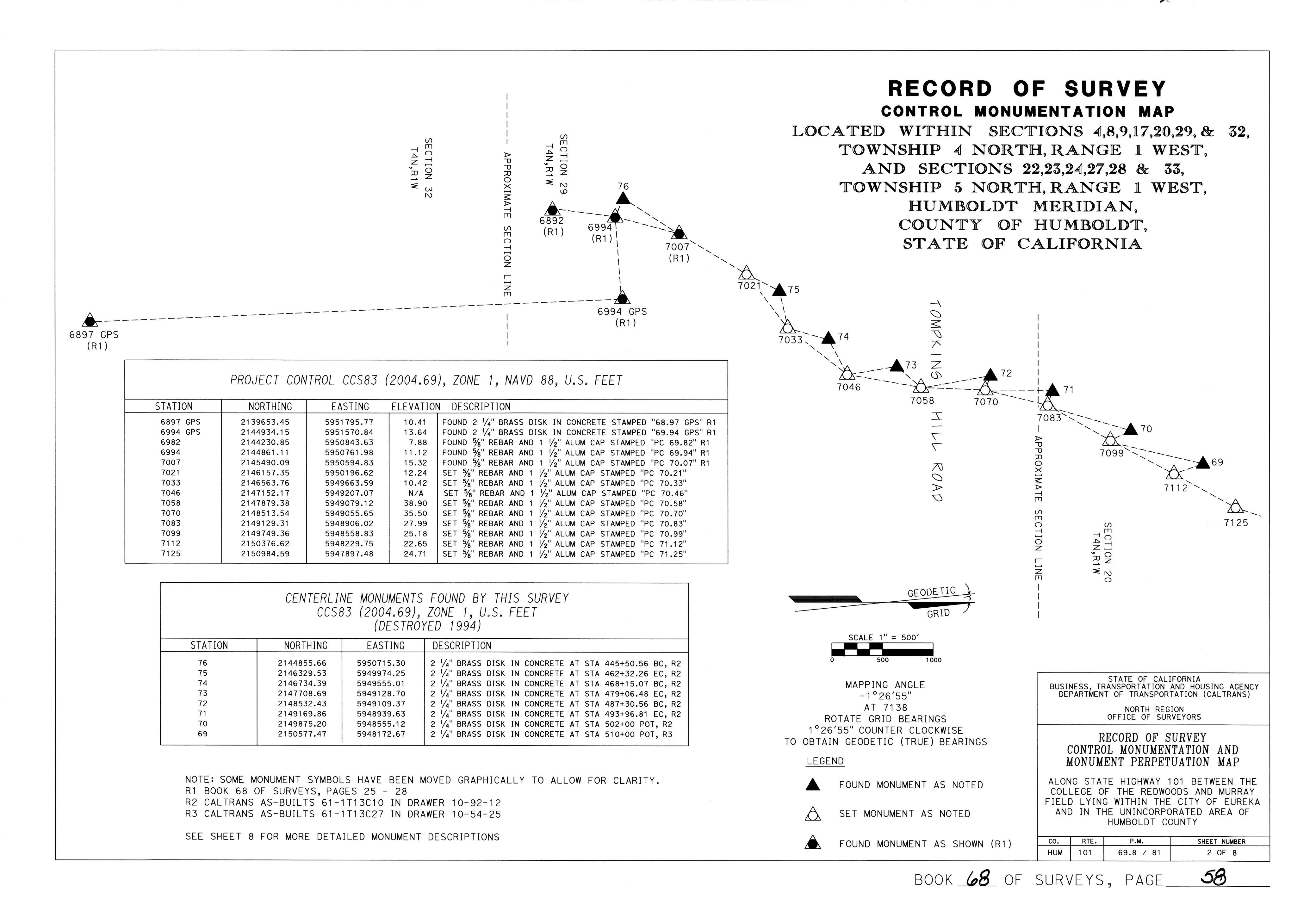 Book 68 Page 58 of Map Type RS