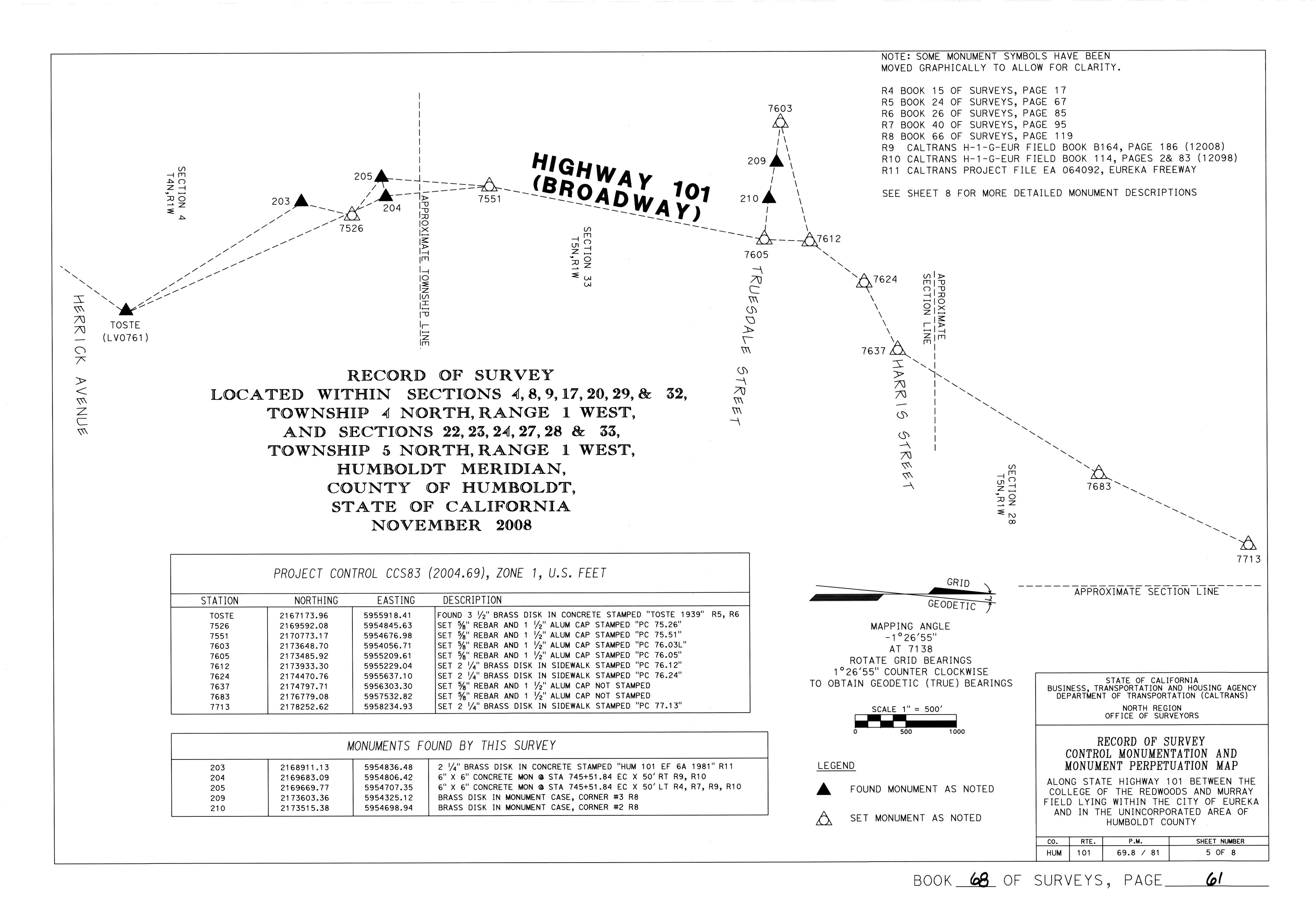 Book 68 Page 61 of Map Type RS