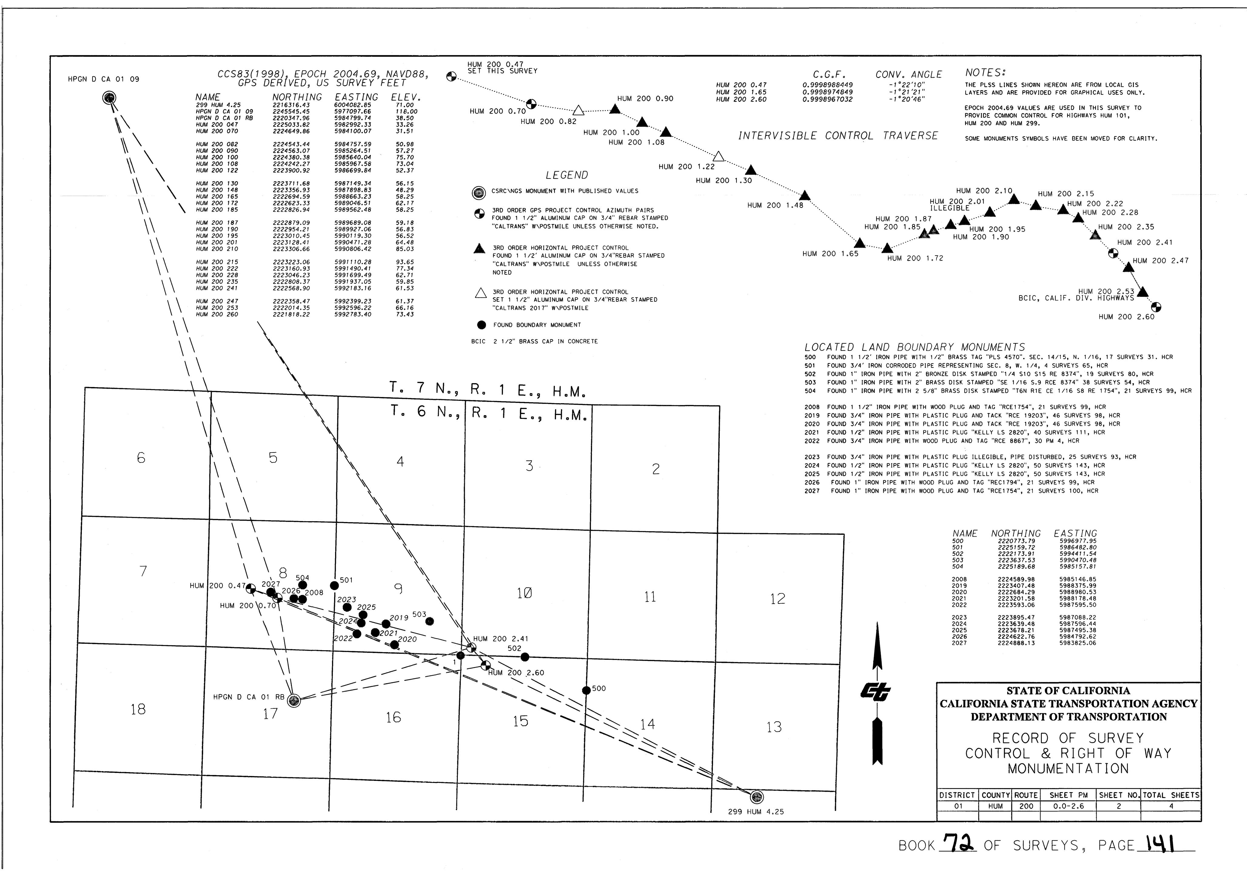 Book 72 Page 141 of Map Type RS