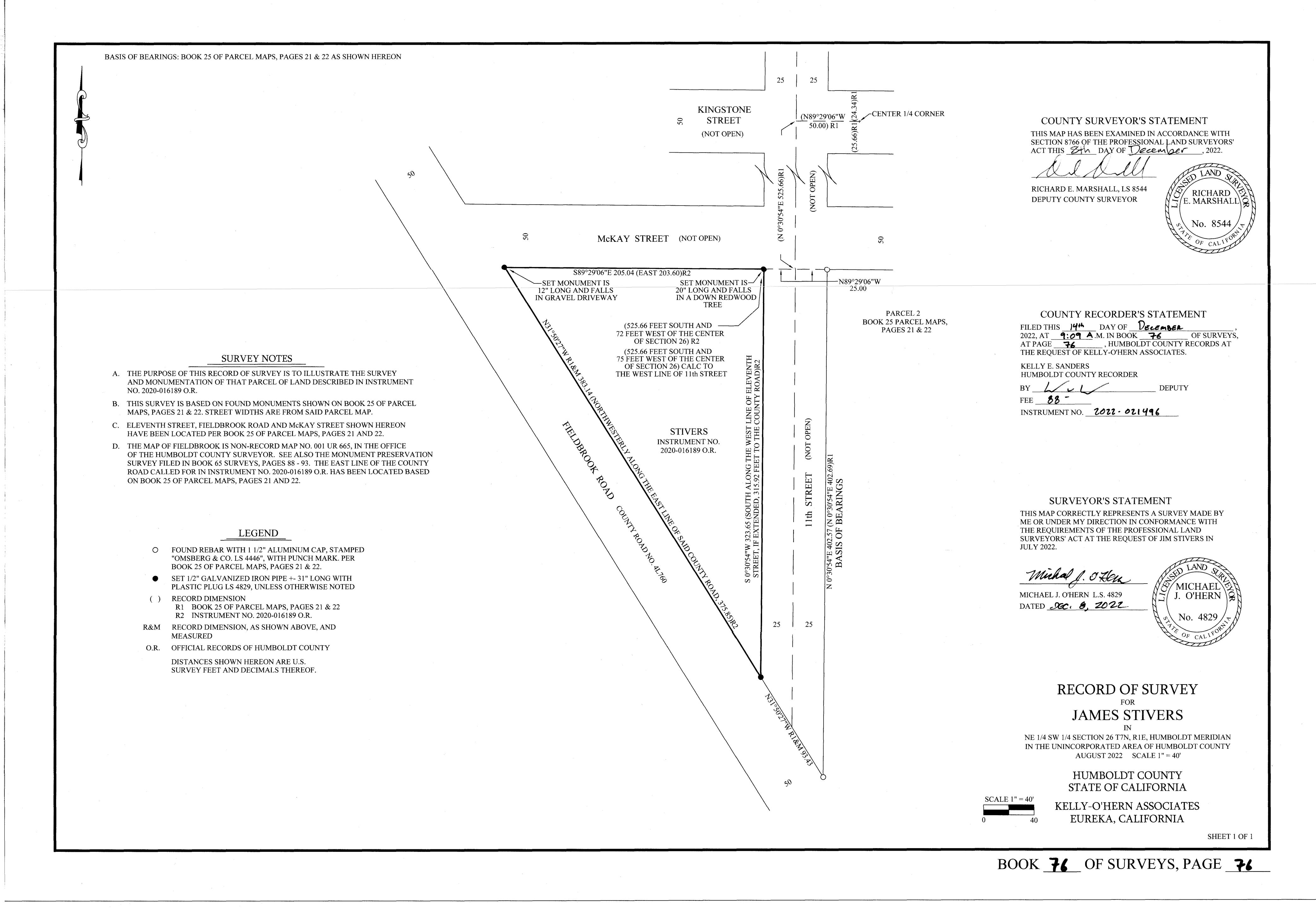 Book 76 Page 76 of Map Type RS