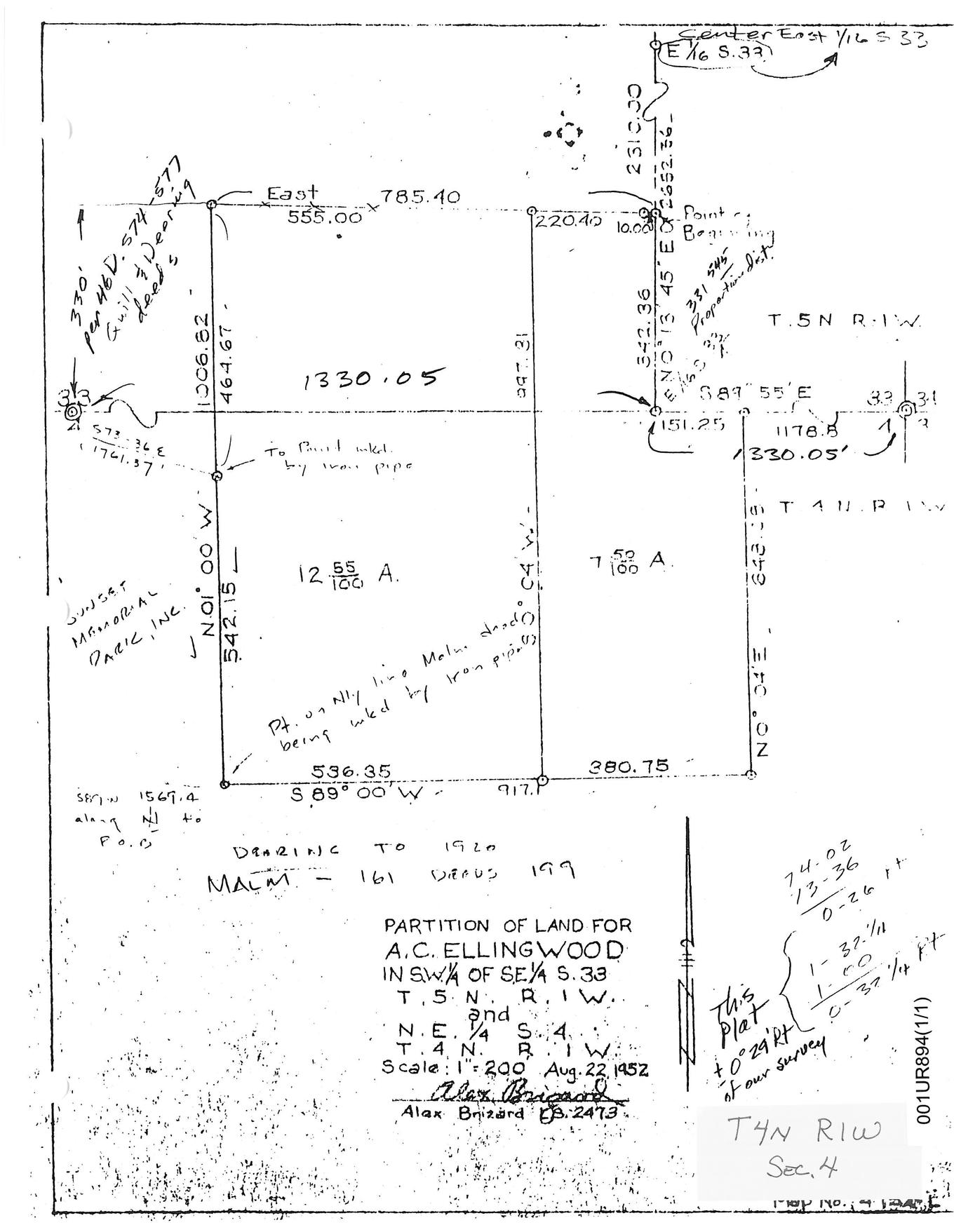 Book 1 Page 894 of Map Type UR